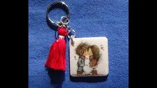 It Must Be Love - Cute, Handmade Keychain 002
