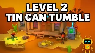 УРОВЕНЬ 2 - ОЛОВЯННАЯ БАНКА | Tiny Robots: Portal Escape | Прохождение, Геймплей, Без комментариев