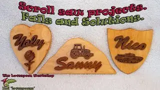 Scroll saw projects. Plaques.