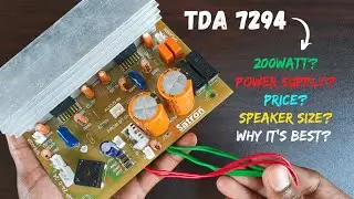 Tda7294 Amplifier board | connection and sound test | Better than LM3886 ?