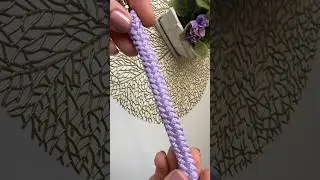 Вязаная ручка для сумки.. Вязание крючком... #crochet