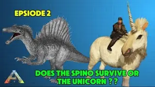 ARK ULTIMATE CHAOS&mdash; Did the Unicorn Survive the Spino?! 🦄🔥Ark Mobile Ultimate&mdash; Episode 2