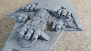 STAR WARS Scratch built 3.11 ft SUPER STAR DESTROYER