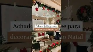 Achados da shopee para decorar sua casa no Natal🎄 #natal #decoracao #achadosshopee