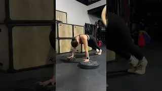 Plate Deficit Push-up with Scapular Protraction