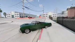 Уличный дрифт на Gavril Bluebuck кабриолет (Beamng.Drive)
