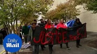 Protesters march in memory of man killed by police at Alabama mall