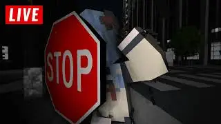 OUR REPORTER HIT BY OVER SPEEDING STOP SIGN