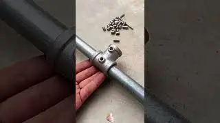 Methods for quickly assembling a clothes drying rack with steel pipes 🪜🛠️🔩🥼