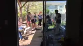 Sxsw hangover by Menwhopause in our backyard.
