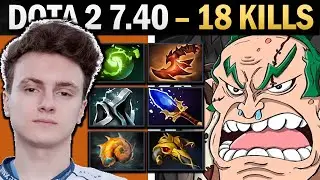 Pudge Pro Mid with Refresher and 23 Kills - Gameplay Dota 2