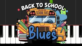 Back to School Blues: Piano Play-along tutorial for Beginners