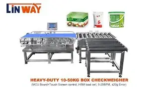 Smart online CW500 Box Checkweigher with NG Rejector #checkweigher #bigcheckweigher #checkweigherbox