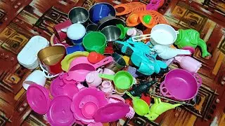 9 Minutes Satisfying With Unboxing Hello Kitty kitchen Set/Sanrio Lovely Dollhouse cooking set gem 
