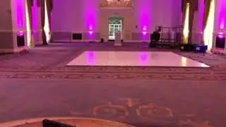 Setting Up Our White LED Dancefloor at Stapleford Park Hotel & Spa