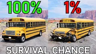 Realistic Survival Chance Crashes #13 |  BeamNG.Drive