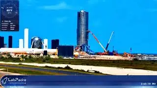 SpaceX Starship assembly 24h timelapse 2020-05-11