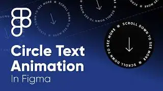 How to Make Circle Text animation in Figma in 5 minut #figmatutorial #figma animation