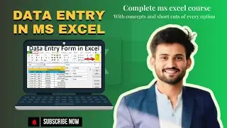 Data Entry Work Complete Tutorial || MS Excel Complete course || Musahaf as mentr #excel #exceltips