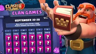 Recompensas dos Jogos do Cl&atilde; de Setembro 2025 no Clash of Clans! 🎁🔥
