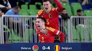 Belgium 4 - 0 Belarus : UEFA Futsal 2026 