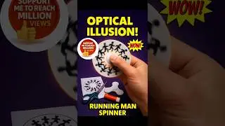 DIY Spinning Optical Illusion Fidget Spinner