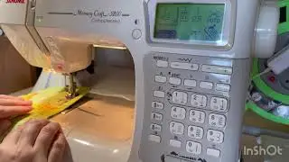 Janome 5200 вкл/выкл кнопка реверса, кнопка закрепки, кнопка подъема и опускания иглы