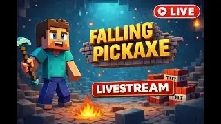 Minecraft Falling Pickaxe🔥  #minecraft #minecraftlive #europe #usa #india