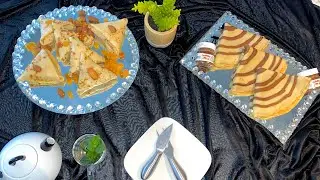 Cr&ecirc;pes sucr&eacute;es farcies