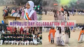 Happy Republic day 2026 celebrate in amu || amu girls school aligarh || Aligarh muslim university 