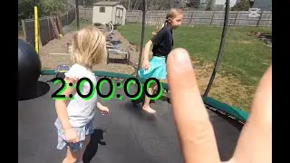 Trampoline Survival: 2 Hours of Chaos with Friends