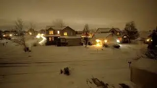 Snow Squall Timelapse - Davis County, UT