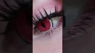 [MISLENS] NEZUKO DEMON PINK lenses close up #mislens #cosplay #demonslayer #animeeyes #contacts