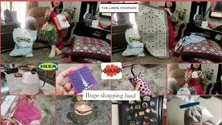 My huge shopping haul 🛍️ from IKEA , Khaadi and The linen company|| Husband gifted beautiful stuff 🎁