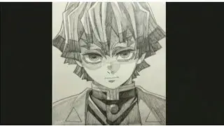 Zenitsu drawing