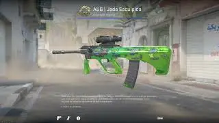 cs2 AUG | Carved Jade top 1 minimum float four FURIA (Holo) | Antwerp 2022
