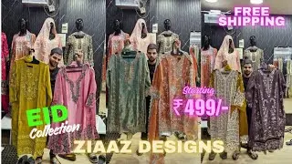 Ziaaz Designs Readymade Suits eid ramzan Collection 2026 | Trending neck design suits mumbai market