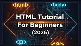 HTML / HTML5 Tutorial for Beginners (2026) #html  #html5  #freeonlinecourse #htmltutorial