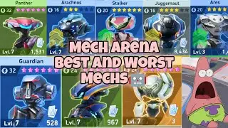 Mech Arena Best And Worst Mech || Mech Arena Robot Showdown Soul Alok 12e4 #mecharenaofficial