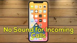 No Sound for Incoming Calls on iphone 2025 || Fix Not Ringing Incoming Calls on iphone (easy Fix)