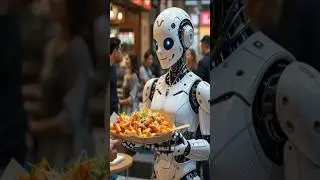 AI Robot Makes Street Food &ndash; The Future of Flavor & Tech! 🤖🍢 #robot #artificialintelligence #shorts