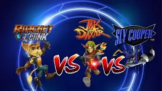 Ratchet and clank vs jak and daxter vs sly cooper