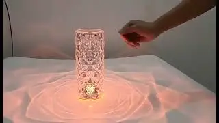 Crystal Rose Lamp Unboxing & Review #crystallamp #interiordesign #unboxing #decoration #design