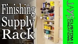 French Cleat Pocket Hole Finishing Supply Rack - 132