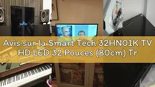 Avis sur la Smart Tech 32HN01K TV HD LED 32 Pouces (80cm) Triple Tuner Dolby Digital Plus, 3xHDMI, 2