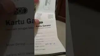 kartu garansi