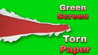 green screen torn paper transaction