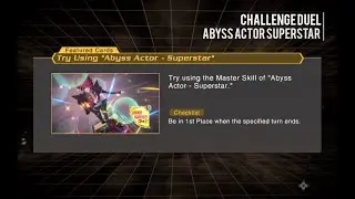 Yugioh Cross Duel - Challenge Duel Featured Card: Abyss Actor Superstar