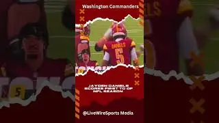 Jayden Daniels scores first TD of NFL Season. #nfl #raisehail #jaydendaniels #httc
