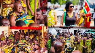 How Asantehene Arrived For Akwasidea After Eswatini Kings&rsquo;s Visit @ Manhyia Palace